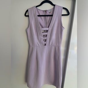 TOBI cut out lavender dress